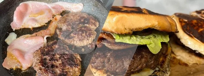 Óriás hamburger recept