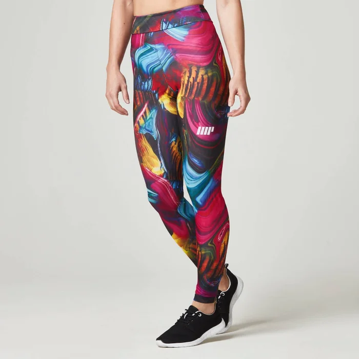 Myprotein Női Leggings – Psychedelic Swirl