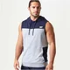 Superlite Sleeveless Ujjatlan kapucnis pulóver