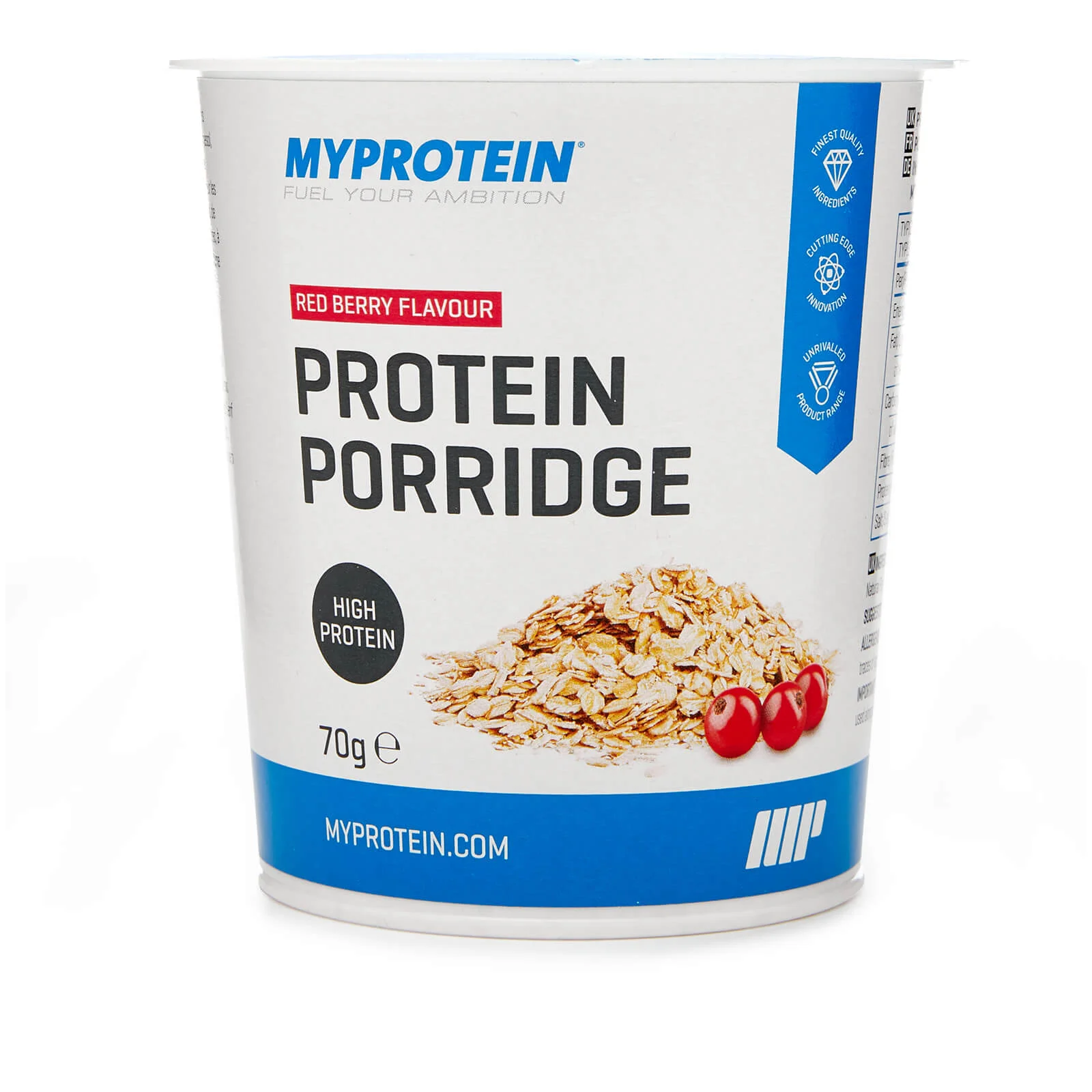 Protein Zabkása Pohárban (minta) - 70g - Red Berry kép 1