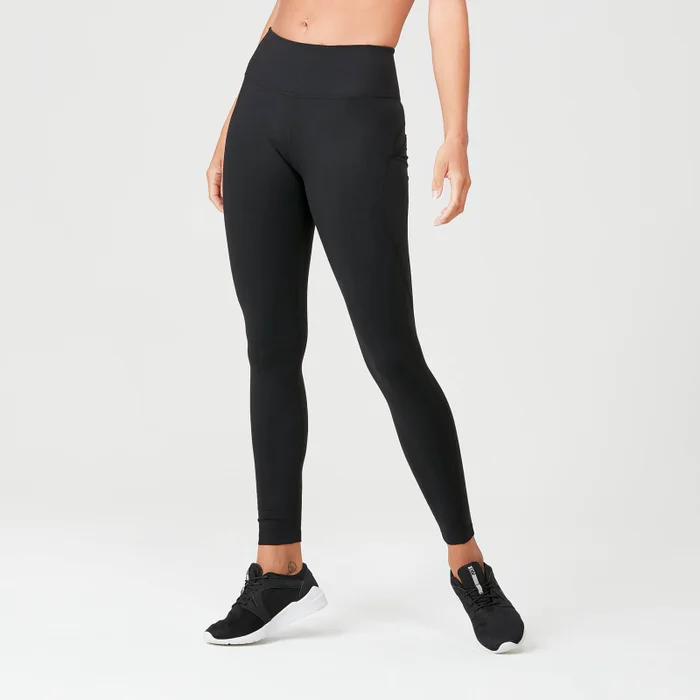Power Mesh Leggings - Fekete