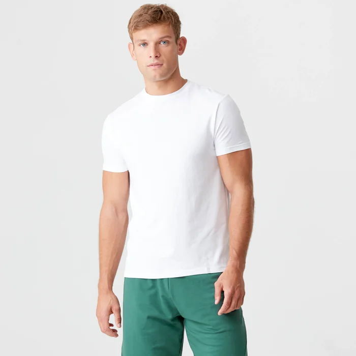 Luxe Classic Crew póló - Fehér