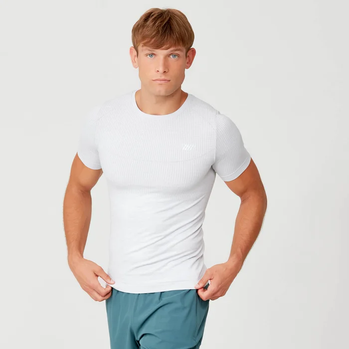 Sculpt Seamless póló - Ezüst