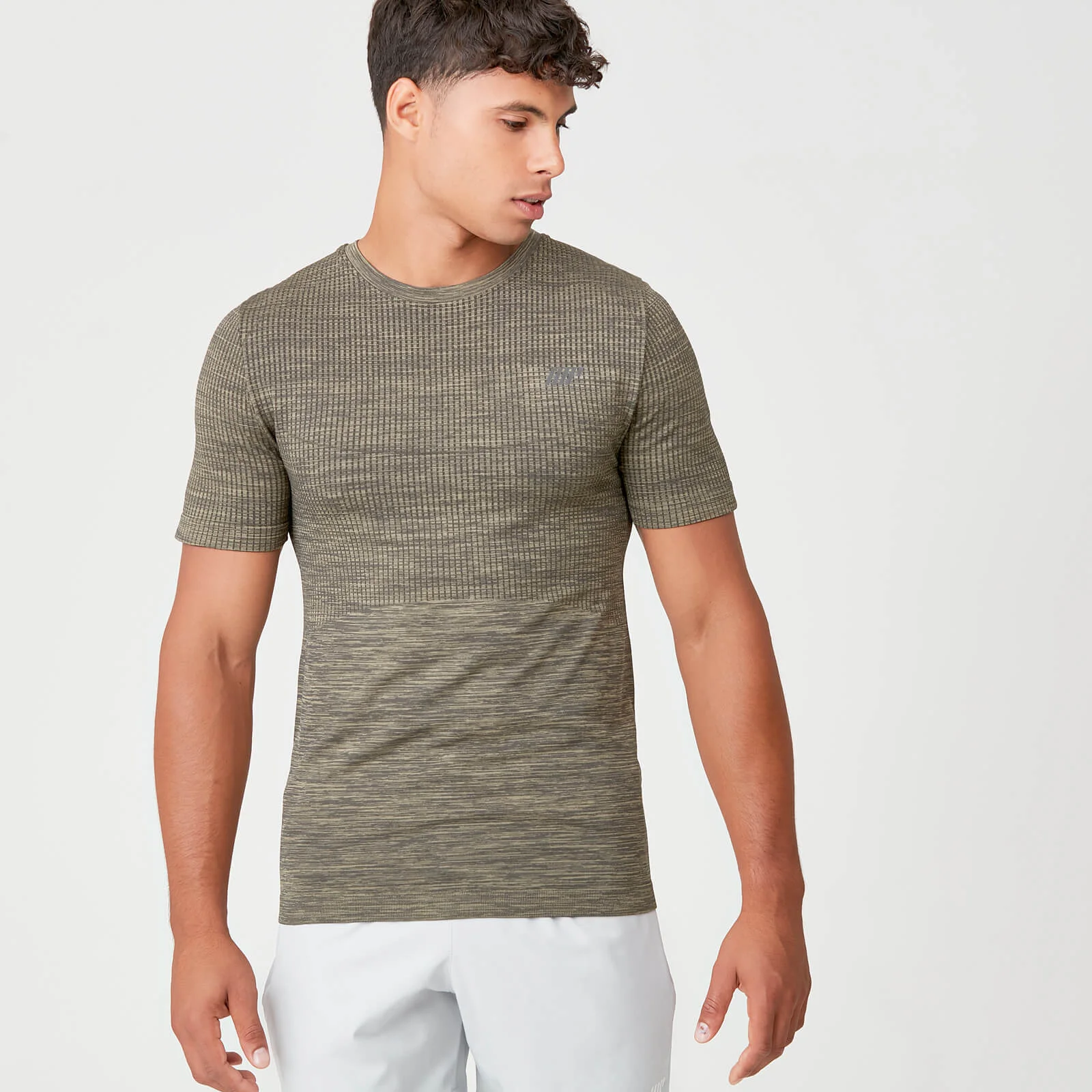 Sculpt Seamless póló - Világos Olíva - XS kép 1