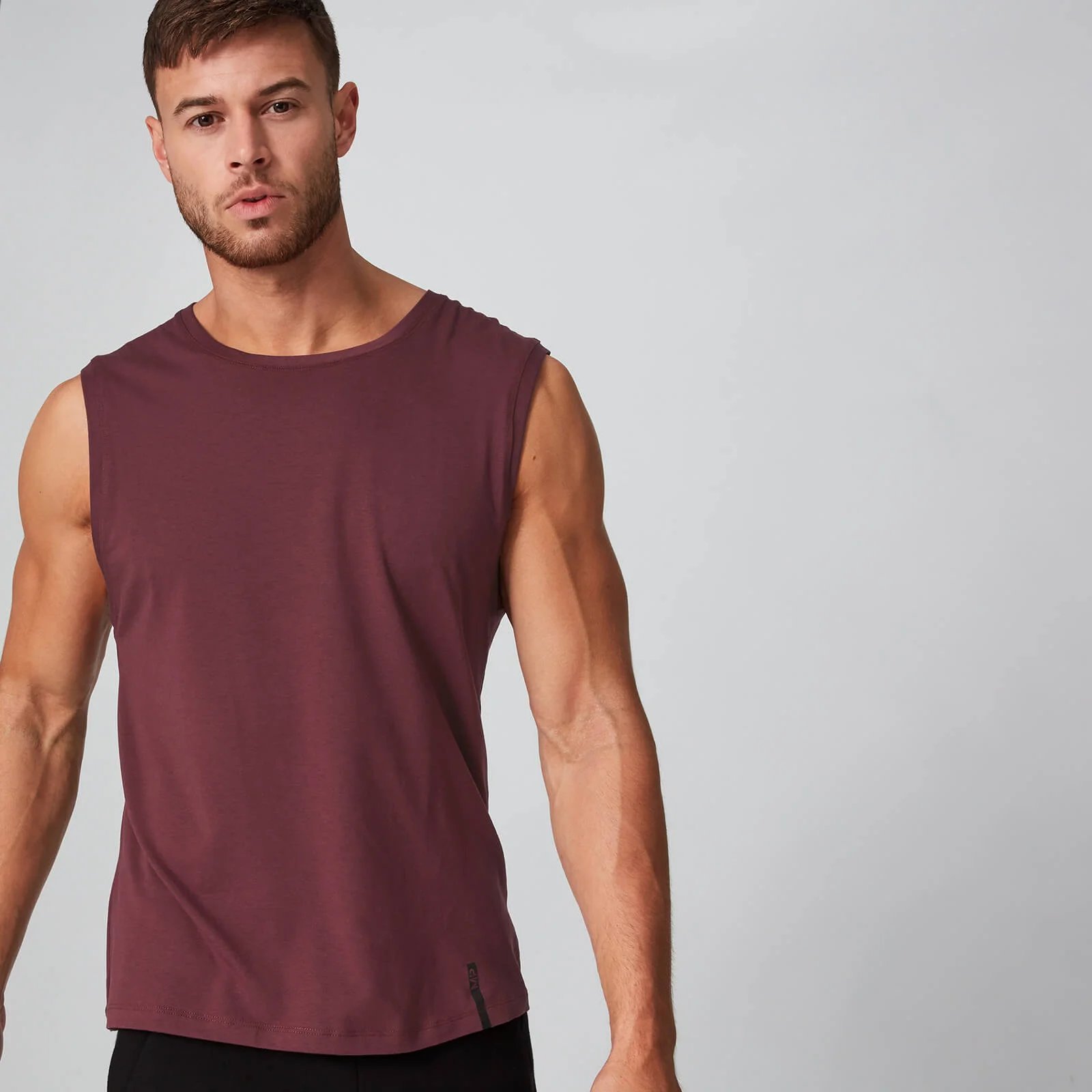 Luxe Classic ujjatlan póló - Vérvörös - XS kép 1
