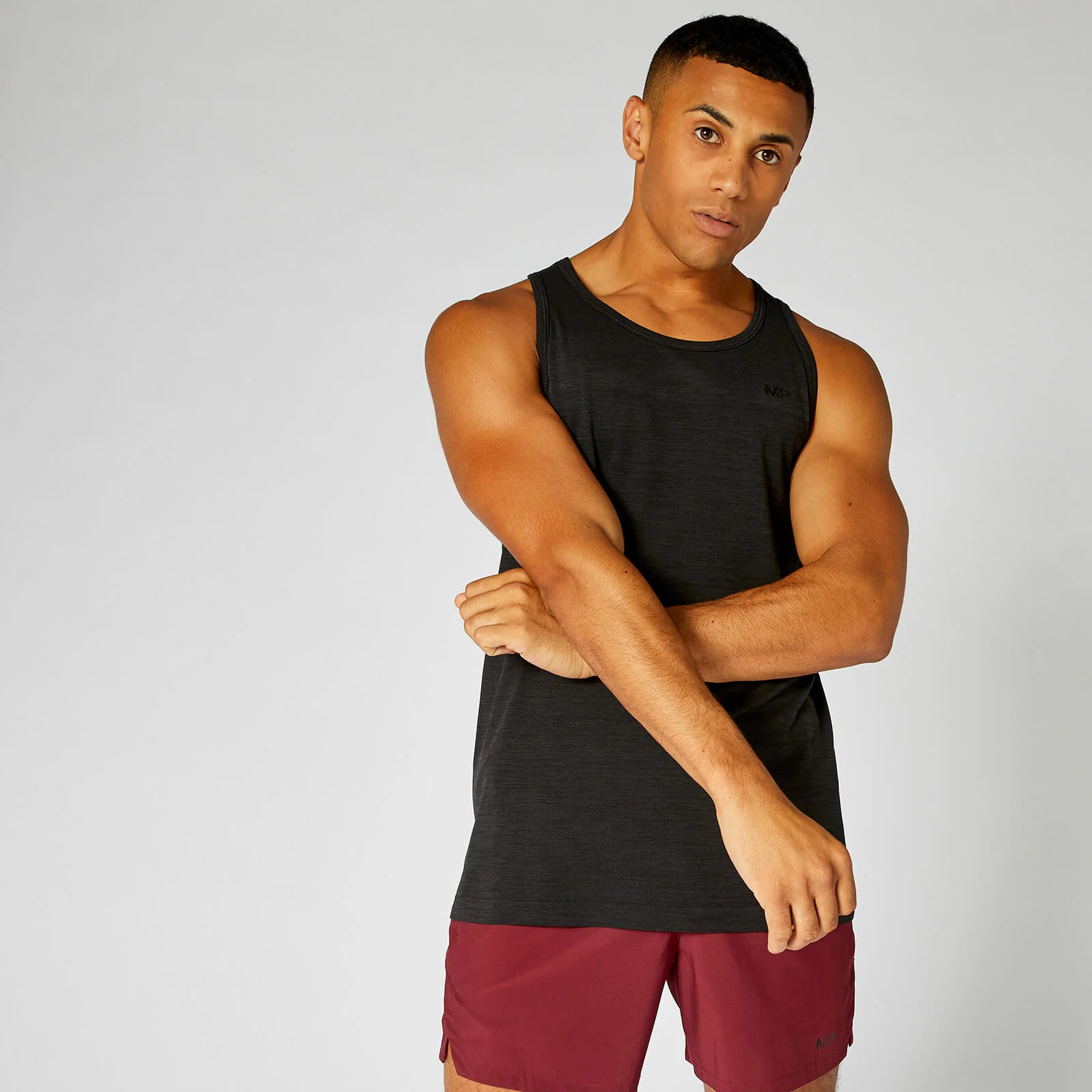 Lightweight Seamless Tank Top trikó - Fekete márga - S kép 1