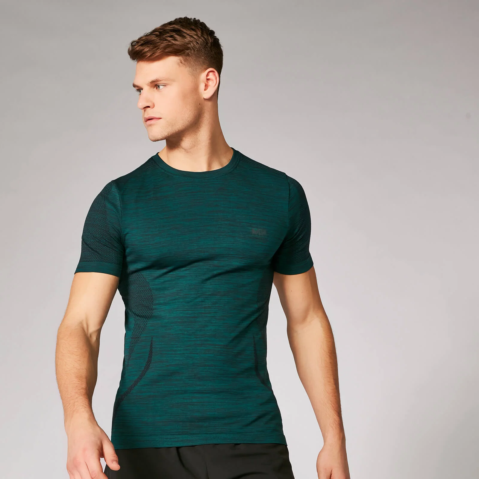 Sculpt Seamless póló - Kékeszöld - XL kép 1