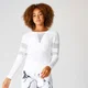 Shape Seamless laza top - Fehér