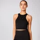 Shape Seamless Crop trikó - Fekete