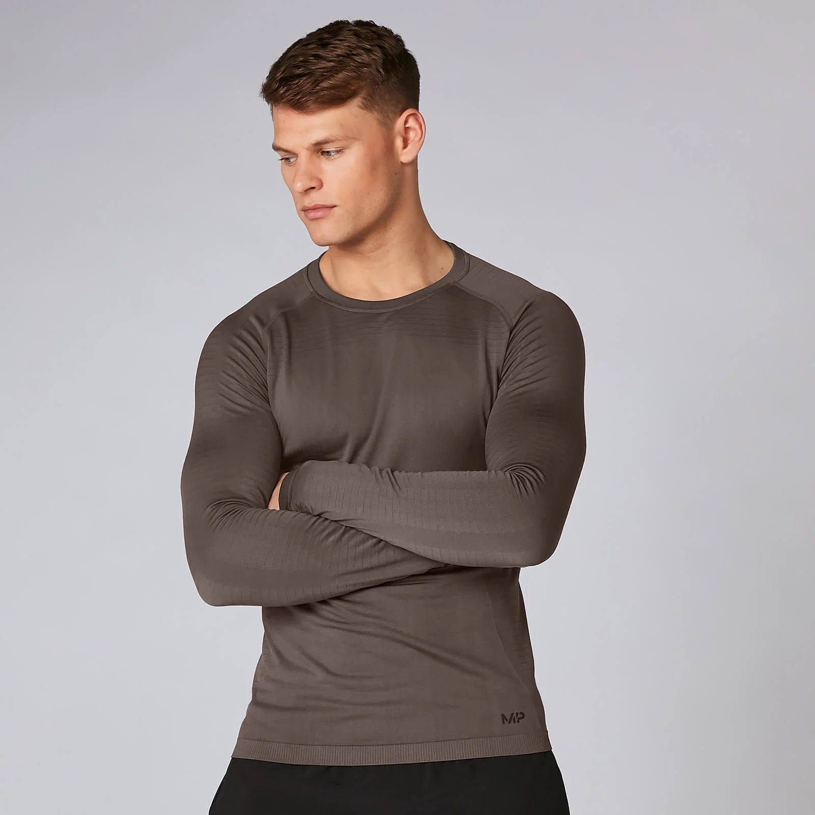 Elite Seamless hosszú ujjú felső - Homokszín - XS kép 1