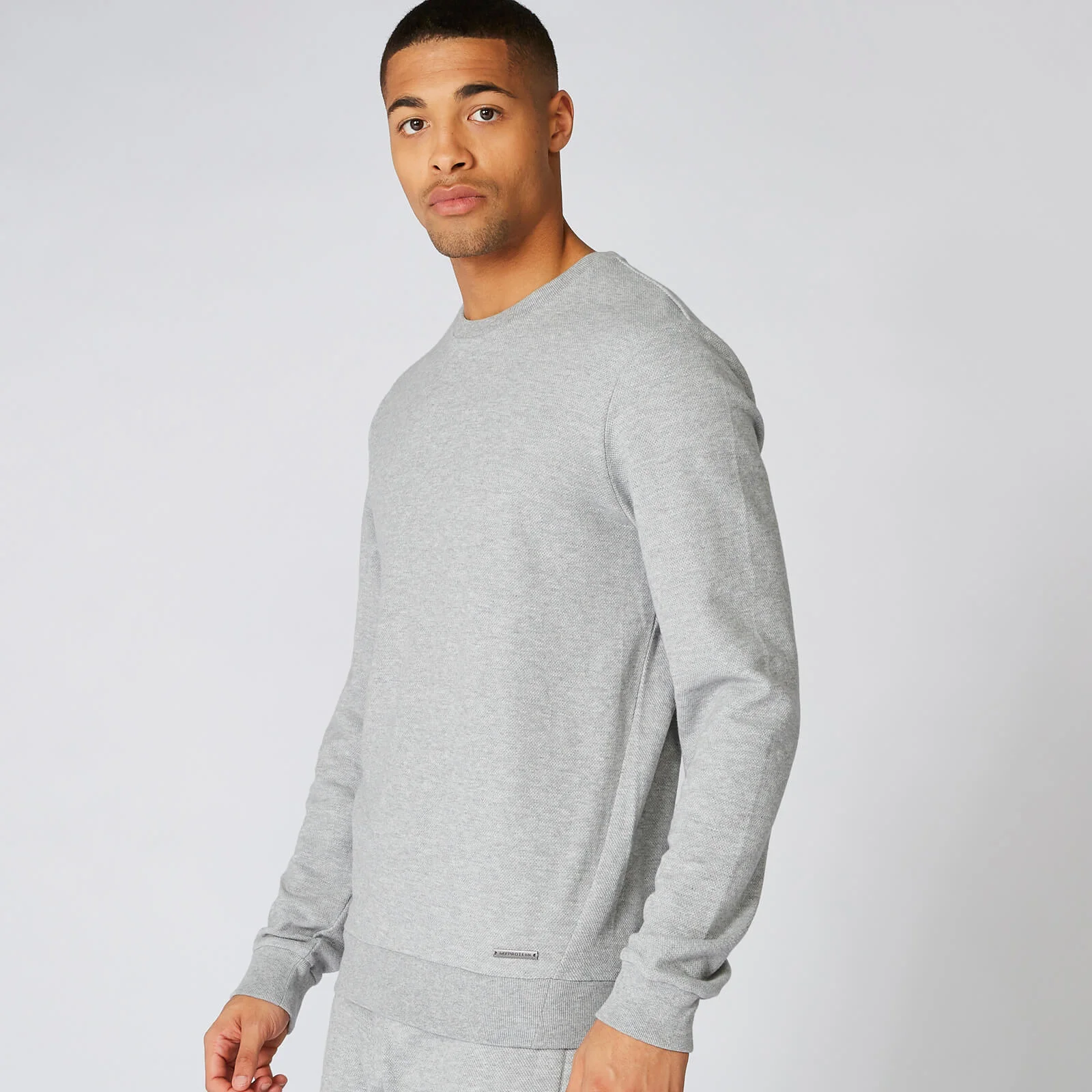 MP Men's Evo Crew Neck - Silver Marl - XS - Silver Marl kép 1