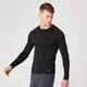 Elite Seamless Hosszú ujjú Póló – Fekete