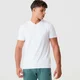 Luxe Classic V-nyakú póló - Fehér