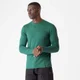 Luxe Classic Crew Hosszú Ujjú felső - Fenyőzöld