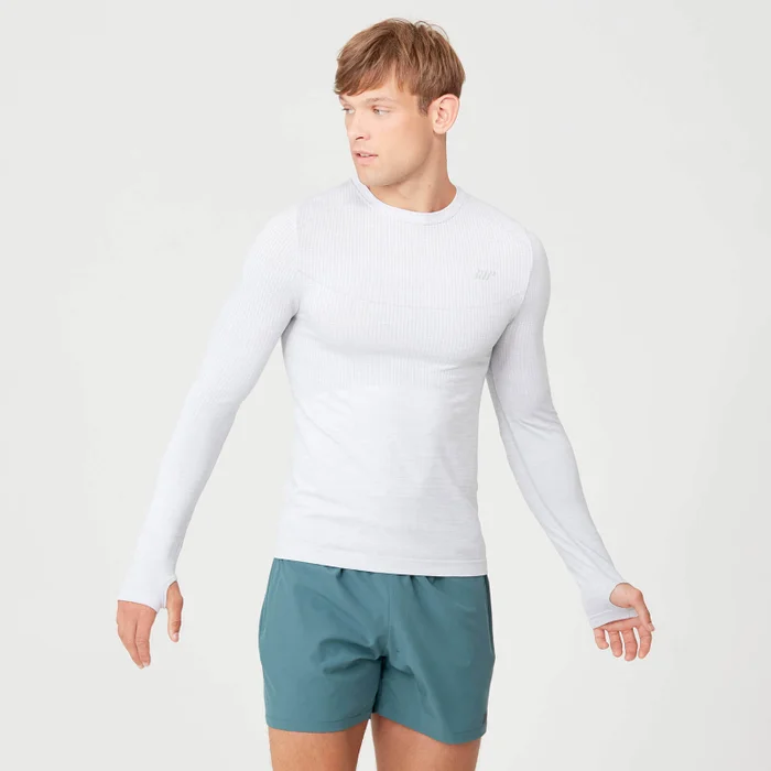 Sculpt Seamless hosszú ujjú póló - Ezüst