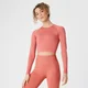 Shape Seamless Crop Top Felső - Réz Rozé