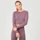 Shape Seamless Crop Top Felső - Mályva