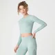 Shape Seamless Crop Top Felső - Menta