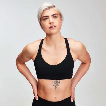 MP Power Mesh női sportmelltartó - Fekete
