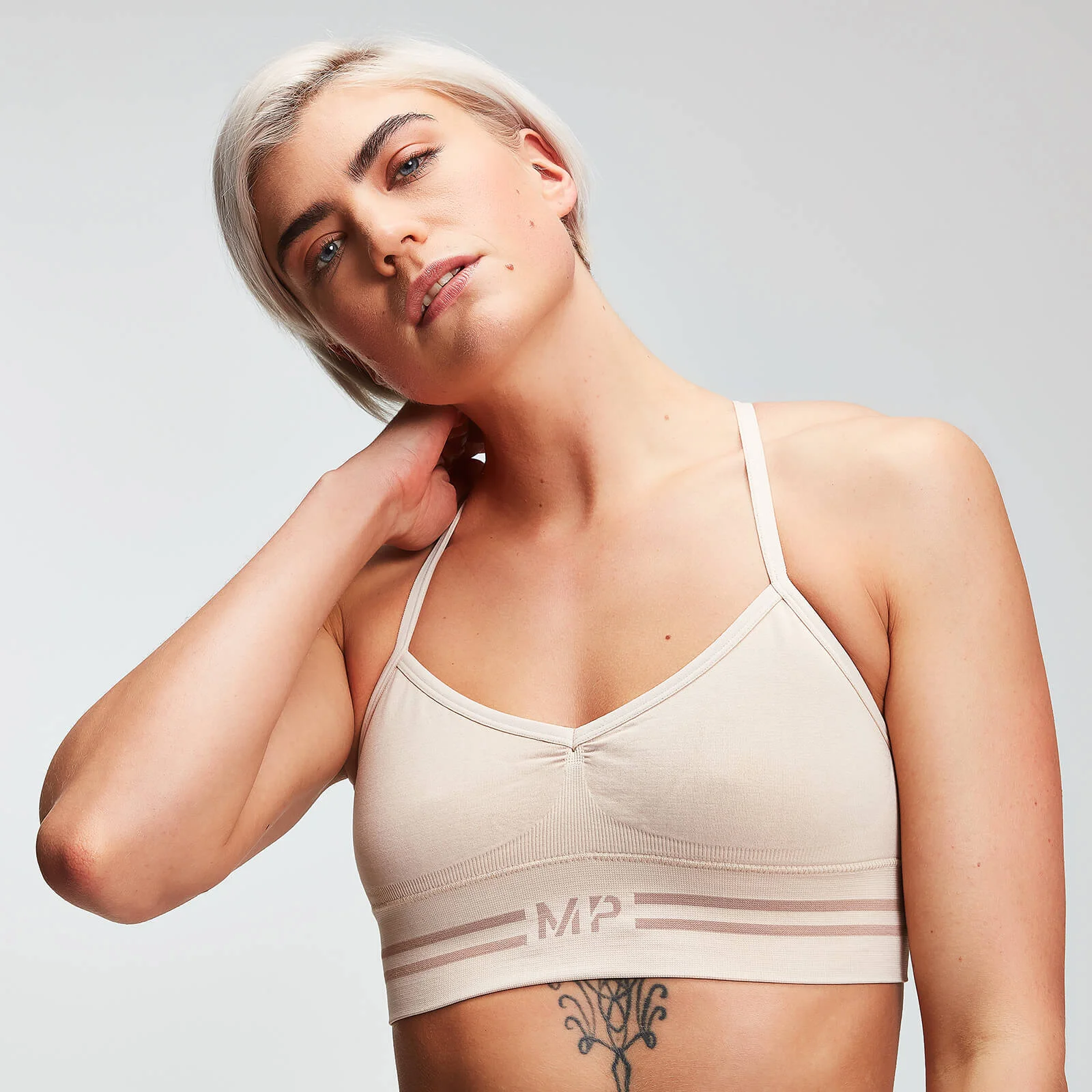 MP Seamless női Bralette melltartó - Bézs - XS kép 1