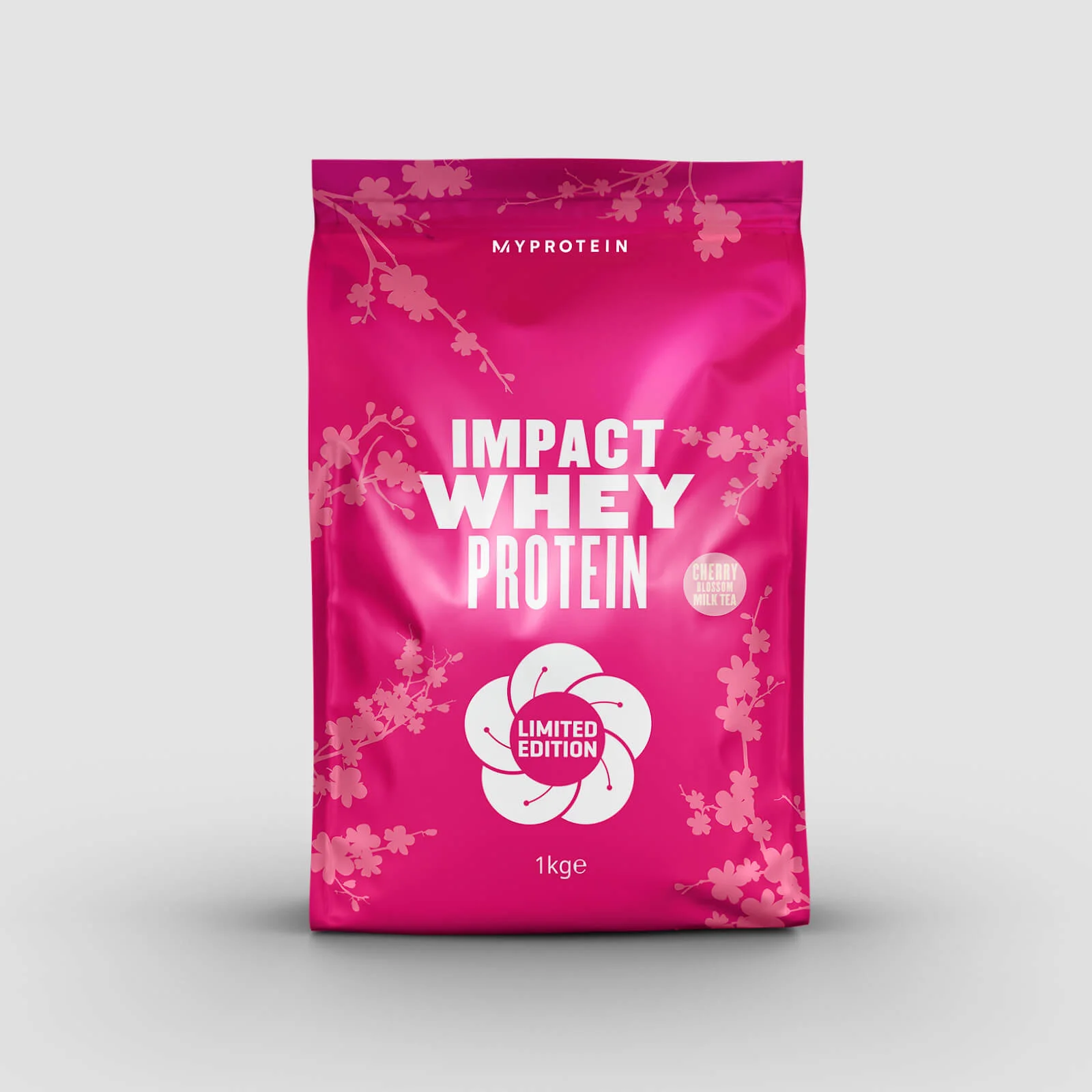 Myprotein Impact Whey Protein, Cherry Blossom Milk Tea, 1kg kép 1