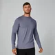 Luxe Classic Crew Hosszú Ujjú Felső - Éjkék