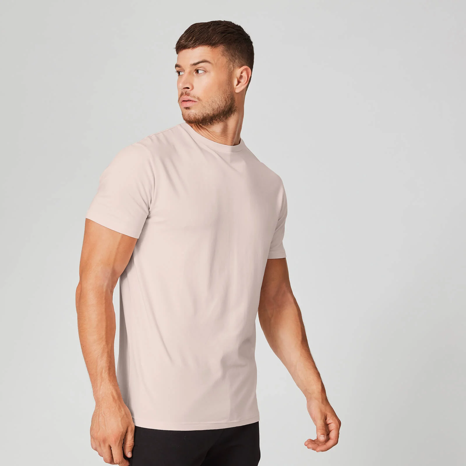 Luxe Classic Crew Póló - Világos Pink - XL kép 1