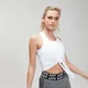MP Essentials elölkötős női Crop edzőtrikó - Fehér