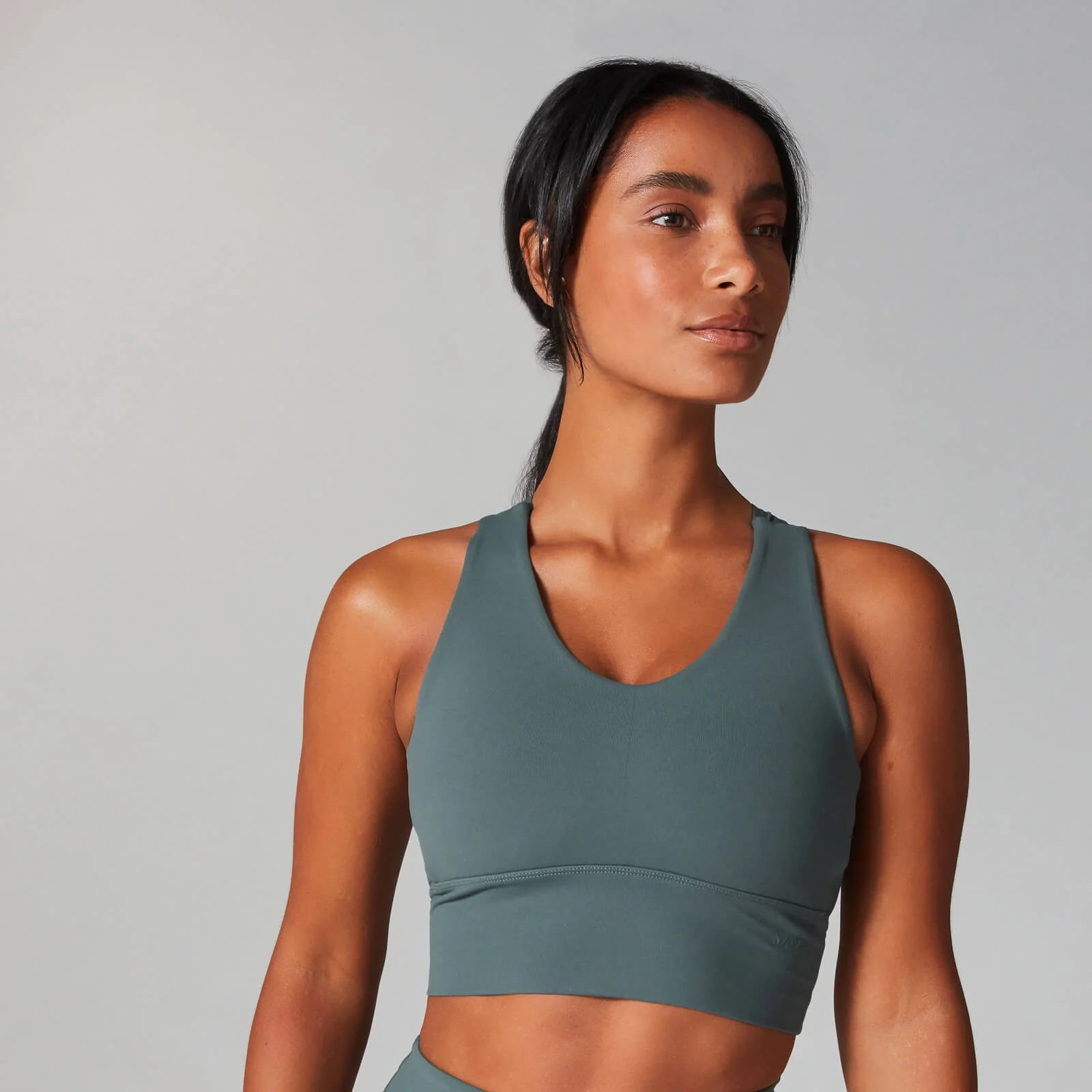 Power Longline Sportmelltartó - Kőszürke - XL kép 1