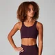 Sculpt Sportmelltartó - Malbec sötétvörös