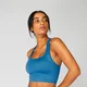 Shape Seamless Keresztpántos Sportmelltartó - Ibiza kék