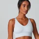 Luxe Seamless Sportmelltartó - Jégszürke