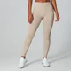 Power Mesh Leggings - Szezám barna