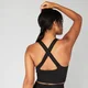 MP Shape Seamless Ultra Keresztpántos Sportmelltartó - Fekete