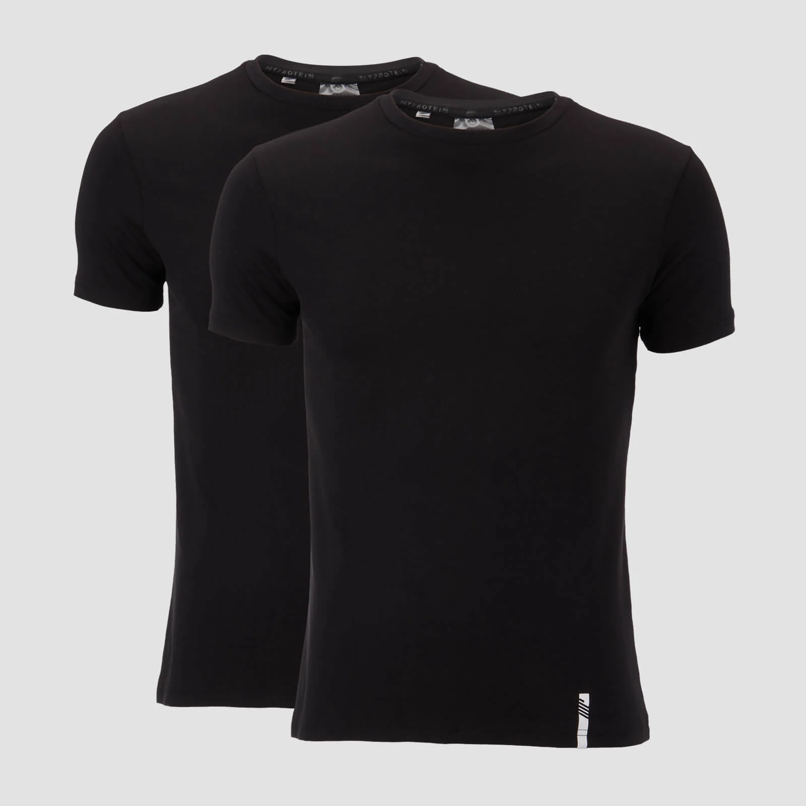 Luxe Classic 2 darabos Póló csomag - Fekete/Fekete - XS kép 1