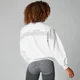 Oversized Logo Sweat Felső - Fehér