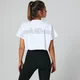 Logo Crop Top Felső - Fehér