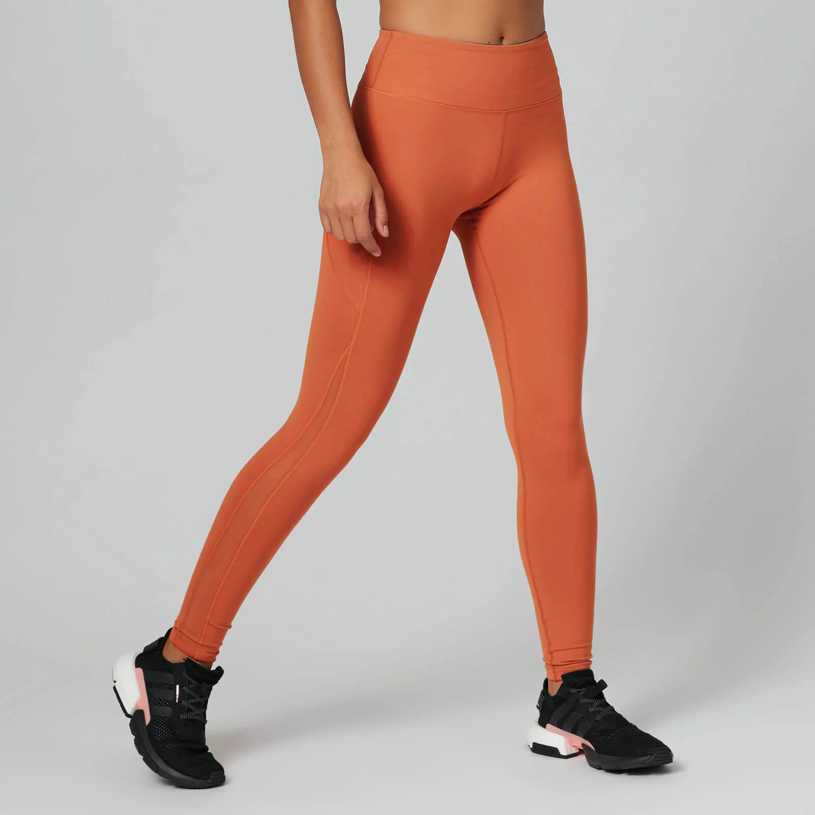Power Mesh Leggings - Sütőtökszín - M kép 1