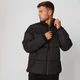 Double Panel Puffer Jacket Dzseki - Fekete