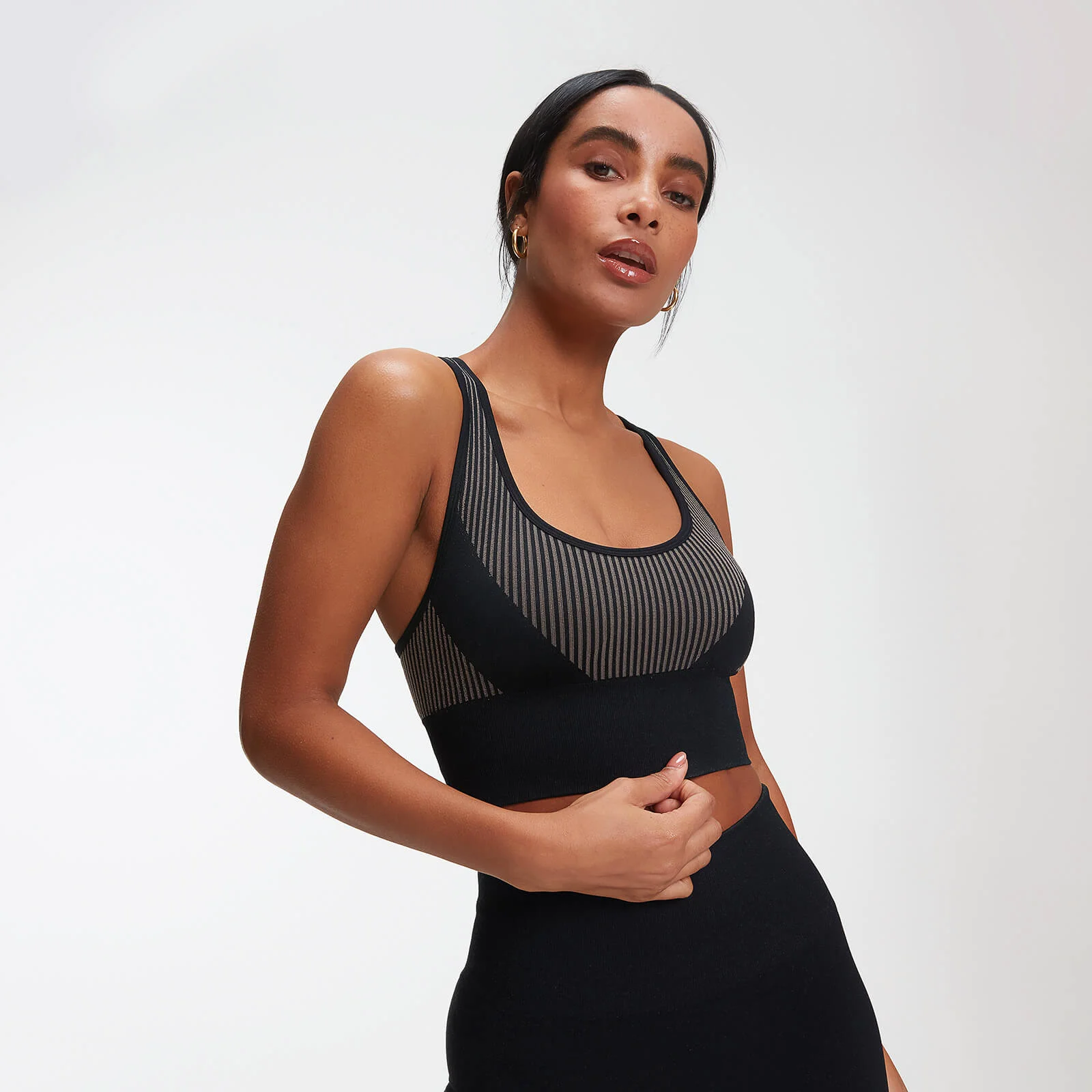 MP Impact Seamless Női Sportmelltartó - Fekete - XS kép 1