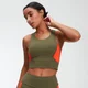 MP Power Női Longline Crop Top Felső - Avokádó Zöld