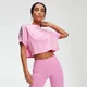 MP Power Női Crop Tape Póló - Cukorka Pink