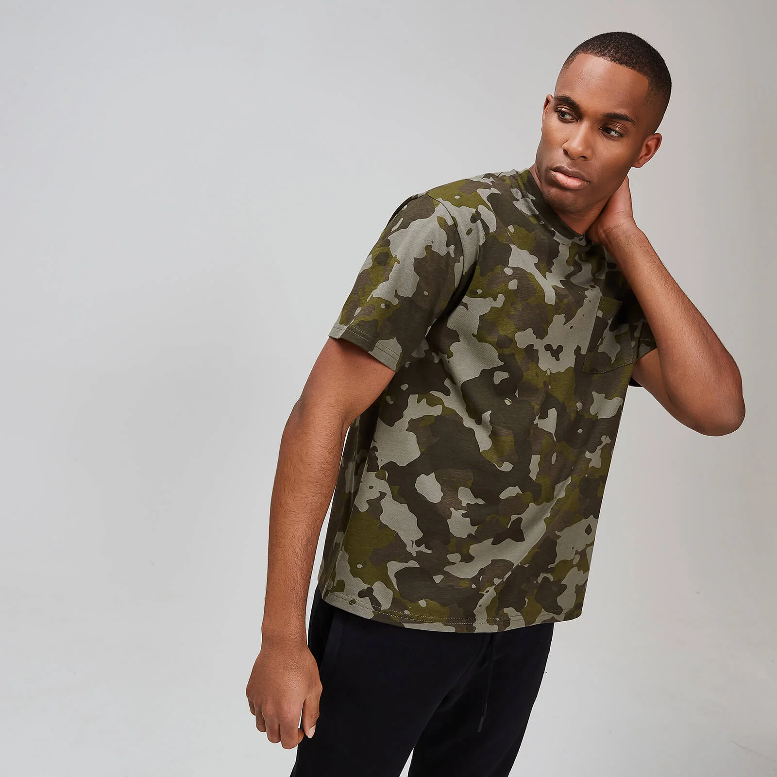 MP Men's Rest Day Pocket Stitch T-Shirt - Camo - XS kép 1