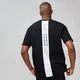 MP Rest Day Férfi Stripe Graphic Póló - Fekete