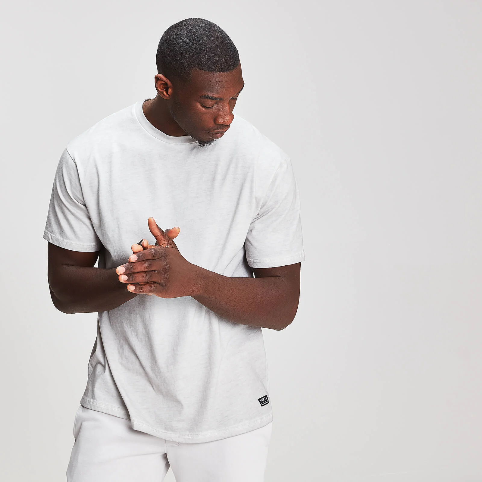 MP Washed Férfi Póló - Króm - XS kép 1