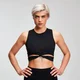 MP Power Női Crop Top Felső - Fekete