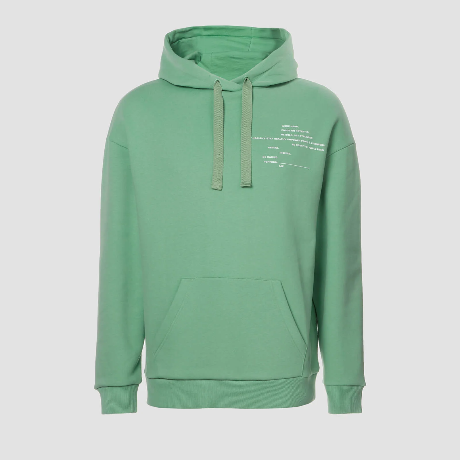 Rest Day Slogan Hoodie Pulóver - Zöld - XS kép 1