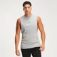 Rest Day Slogan Drop Armhole Tank Top - Szürke