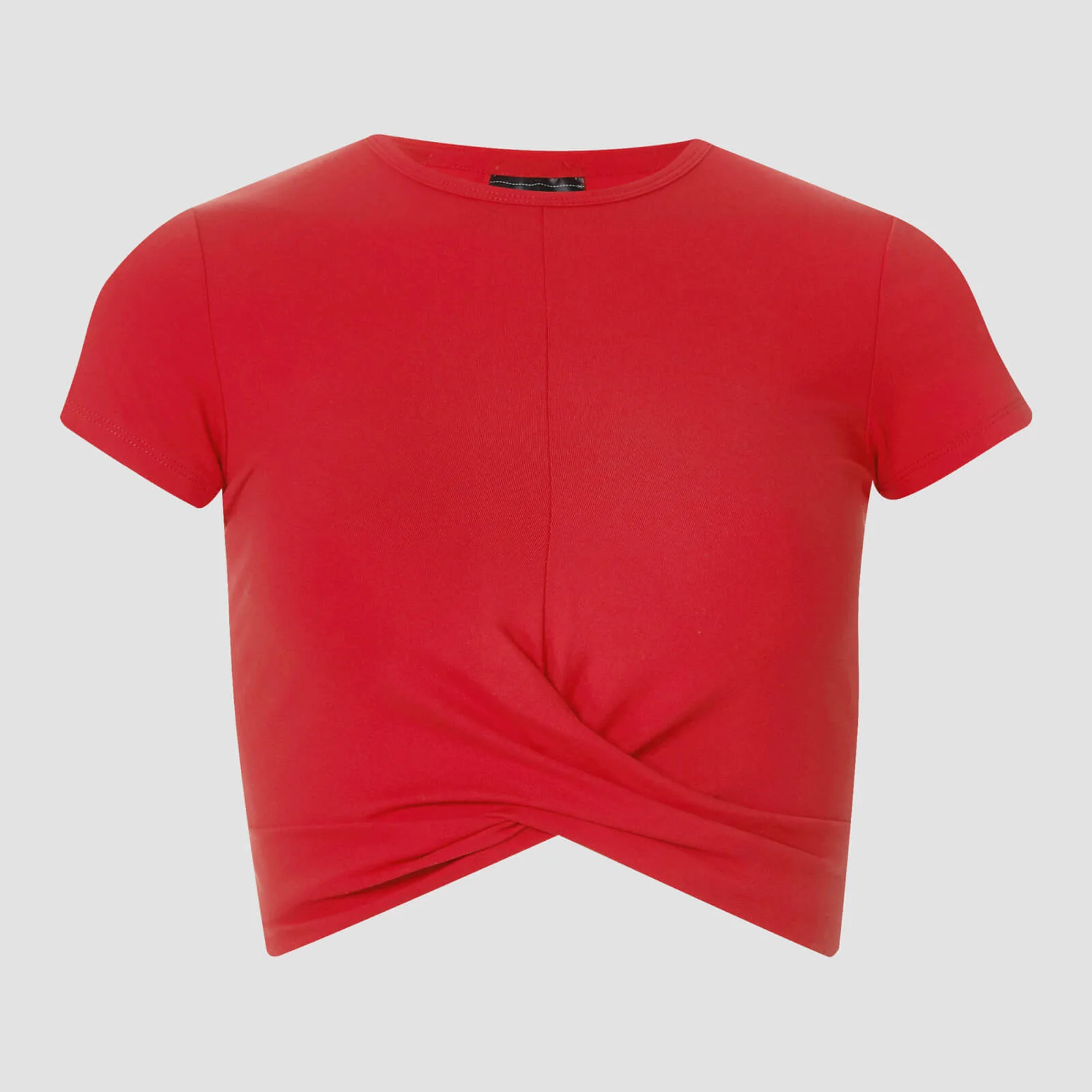 Power Rövid ujjú Crop Top - Vörös - XS kép 1