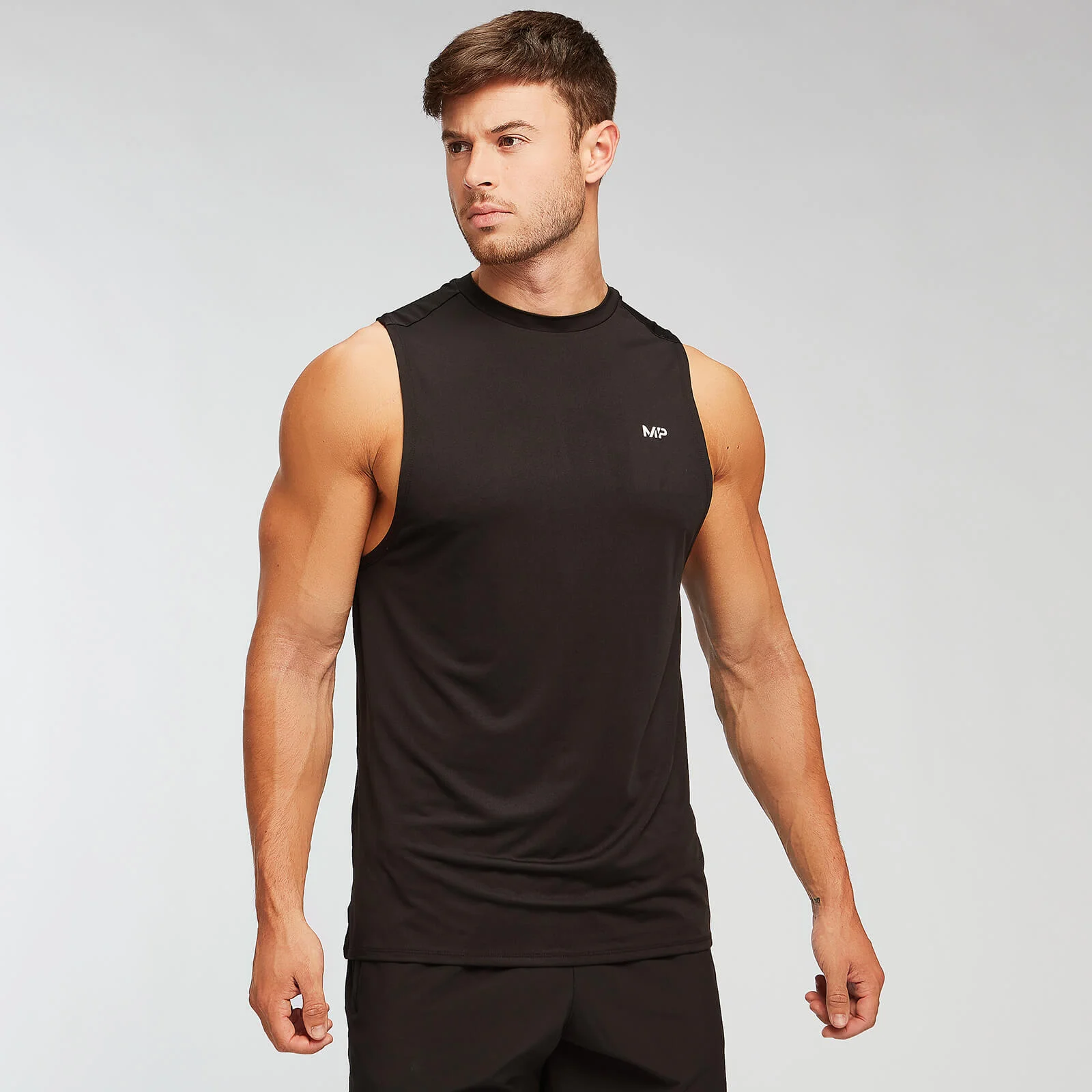 MP Férfi Training Tank Top felső - Fekete - XS kép 1